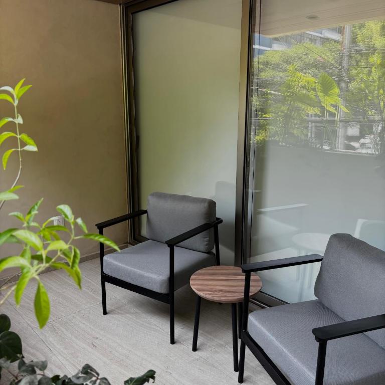 Departamento en Condesa - 2 Recámaras con balcon - Apartamento de 1 dormitorio - 3