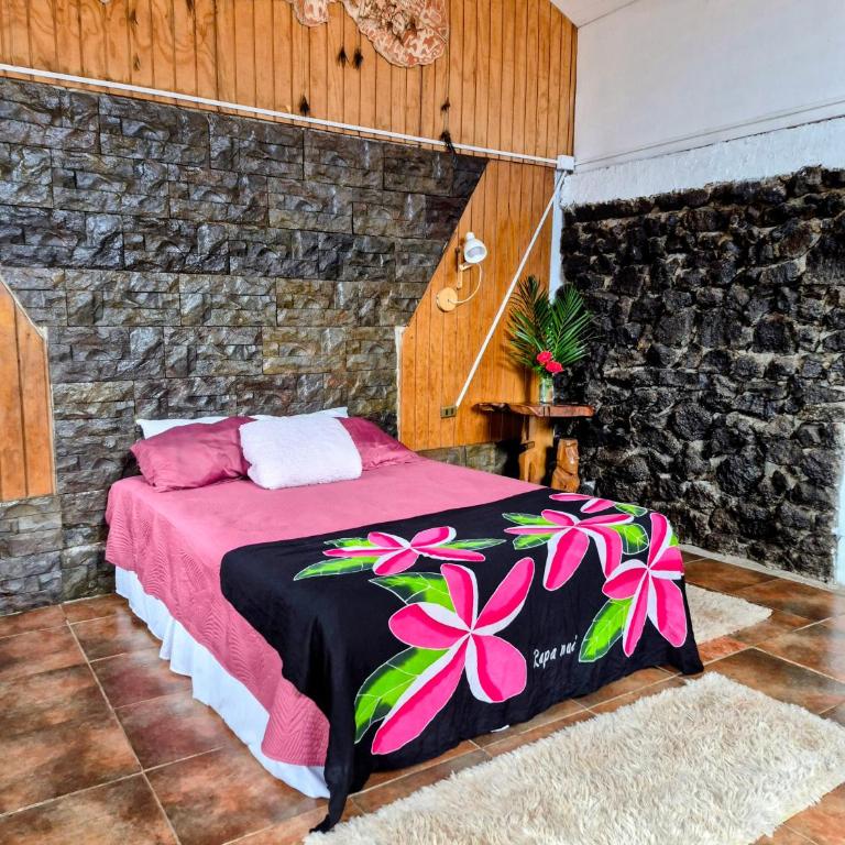 Cabaña mística Reimiro frente al mar patio de esculturas Rapa Nui - One-Bedroom House - 3