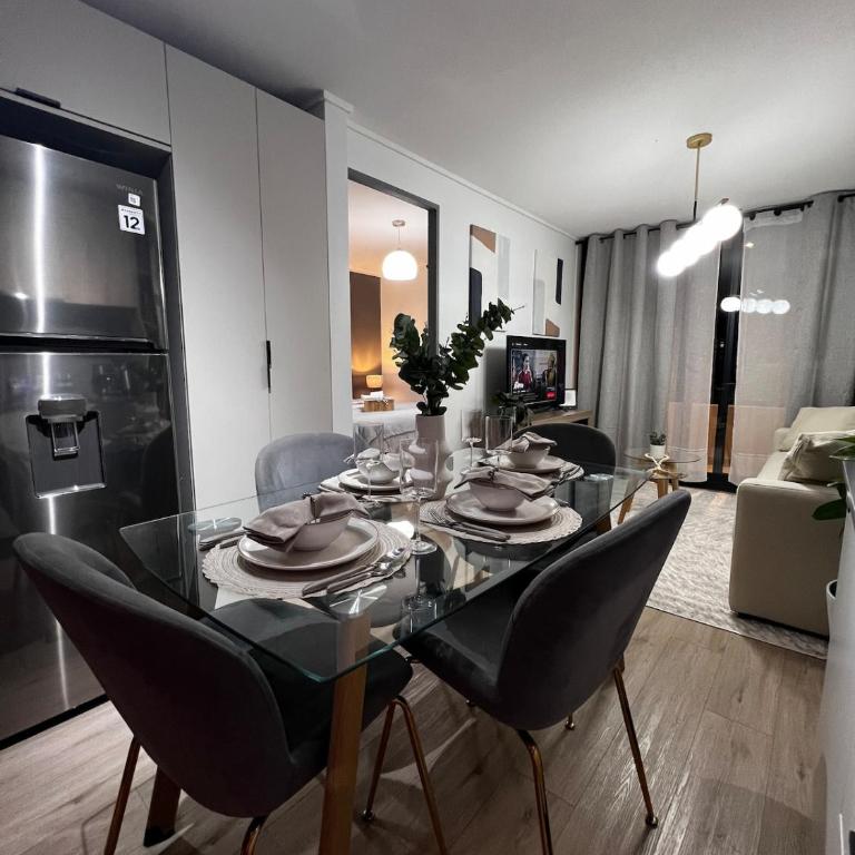Moderno departamento en el corazón de Santiago - One-Bedroom Apartment - 1