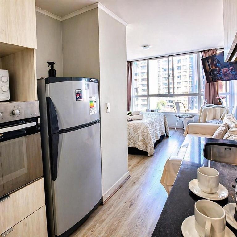 A8Metro Santa Lucía, cerca Providencia Casco histórico - One-Bedroom Apartment - 6