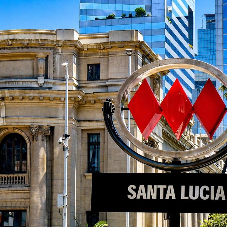 A8Metro Santa Lucía, cerca Providencia Casco histórico - One-Bedroom Apartment - 10