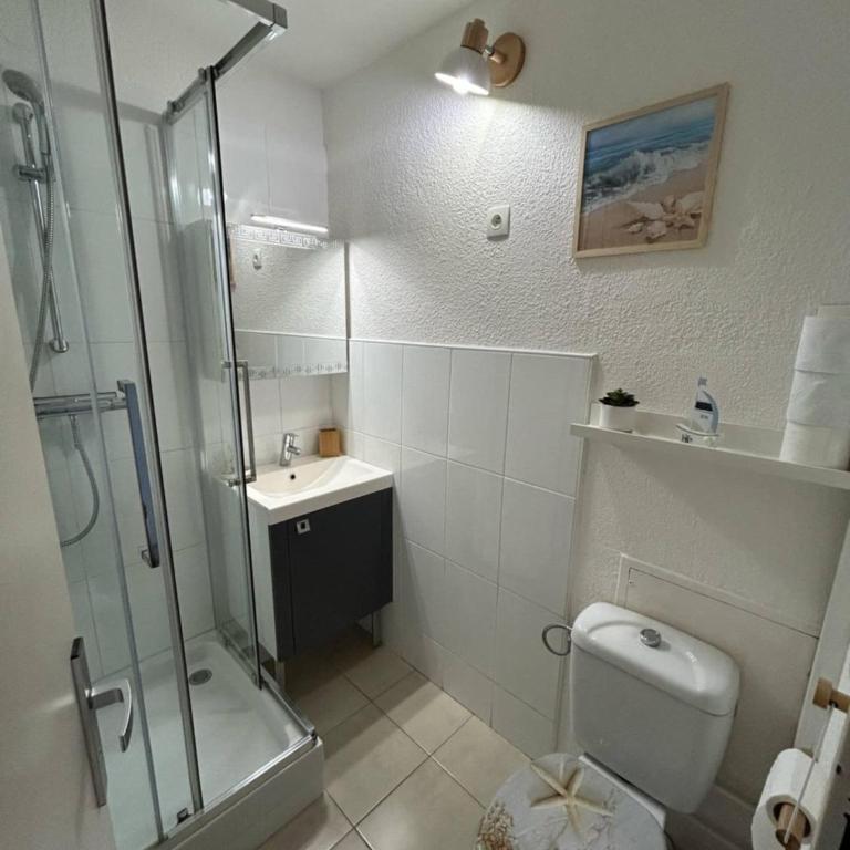 Appartement 4 couchages climatisé,piscine privée,proche centre ville et plages - Apartment mit 2 Schlafzimmern - 7