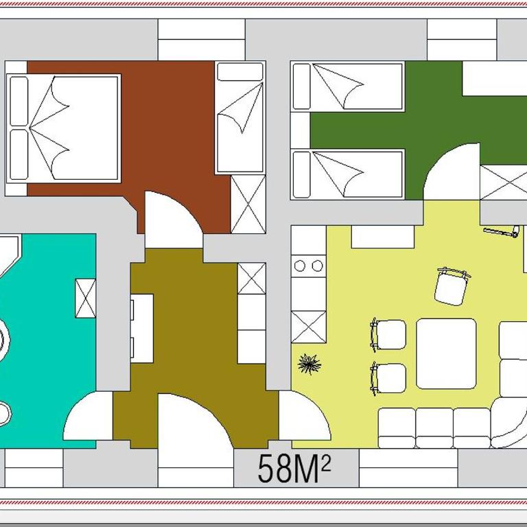 Ferienwohnung Jank - Apartment mit 2 Schlafzimmern - 4