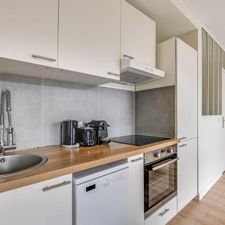 Spacious Apartment 1BR 4P - Buttes-Chaumont - Appartement 1 Chambre - 2