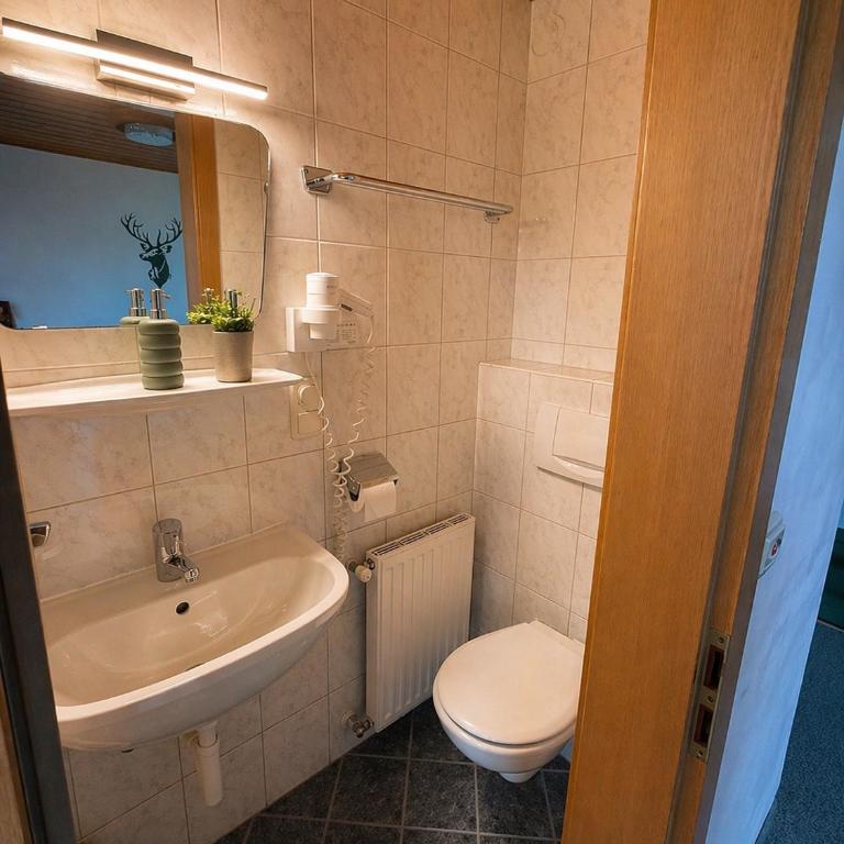 Pension Sonneck - Apartment mit 1 Schlafzimmer, Balkon und Bergblick - 14