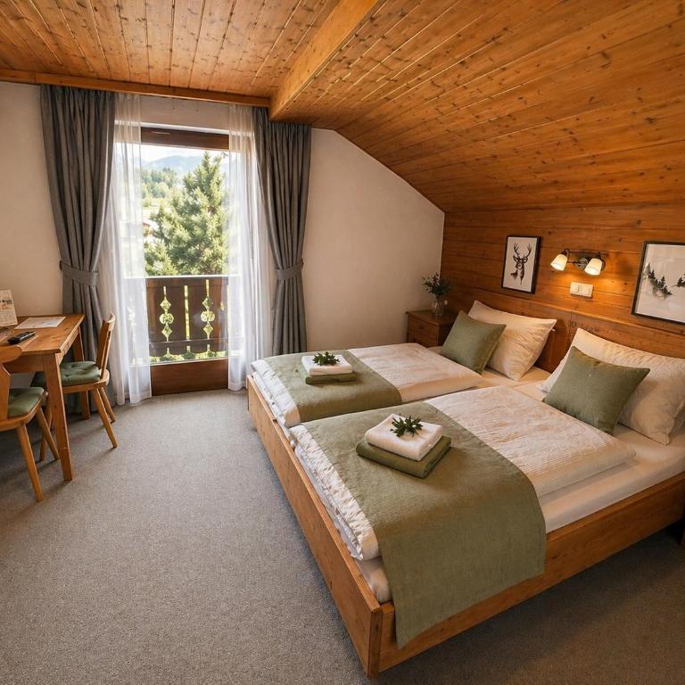 Pension Sonneck - Doppelzimmer mit Bergblick - 18