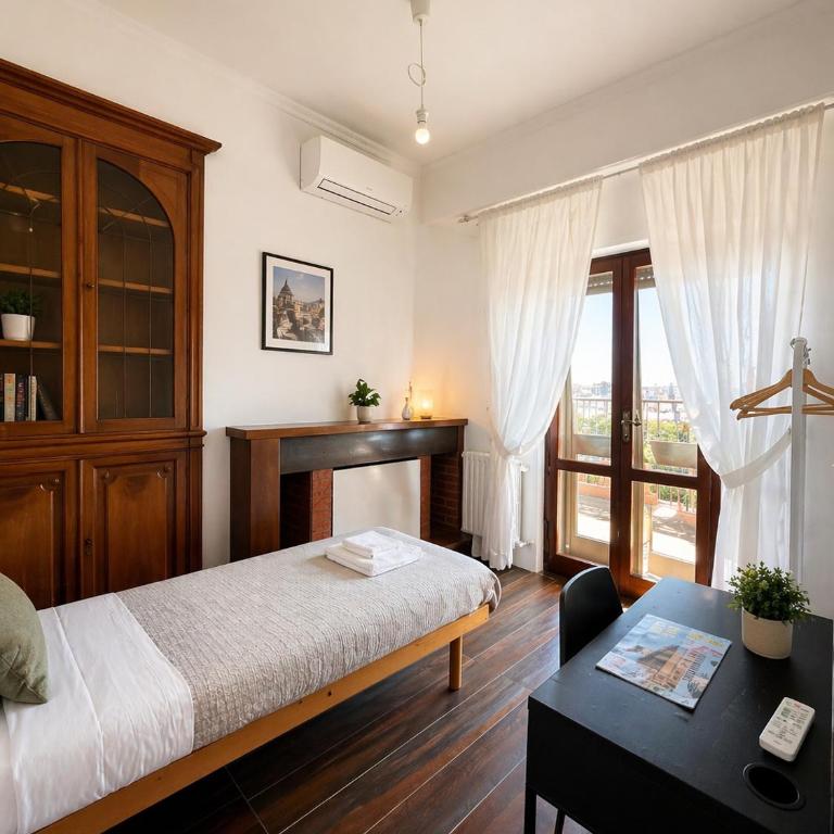 B&B Colombo - Chambre Simple avec Terrasse et Salle de Bains Commune - 2