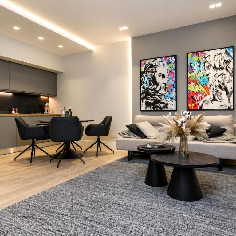 Fontana Suite - 1-Bedroom Apartment with Terrace, Aldo Moro Olbia - One-Bedroom Family Apartment - 2
