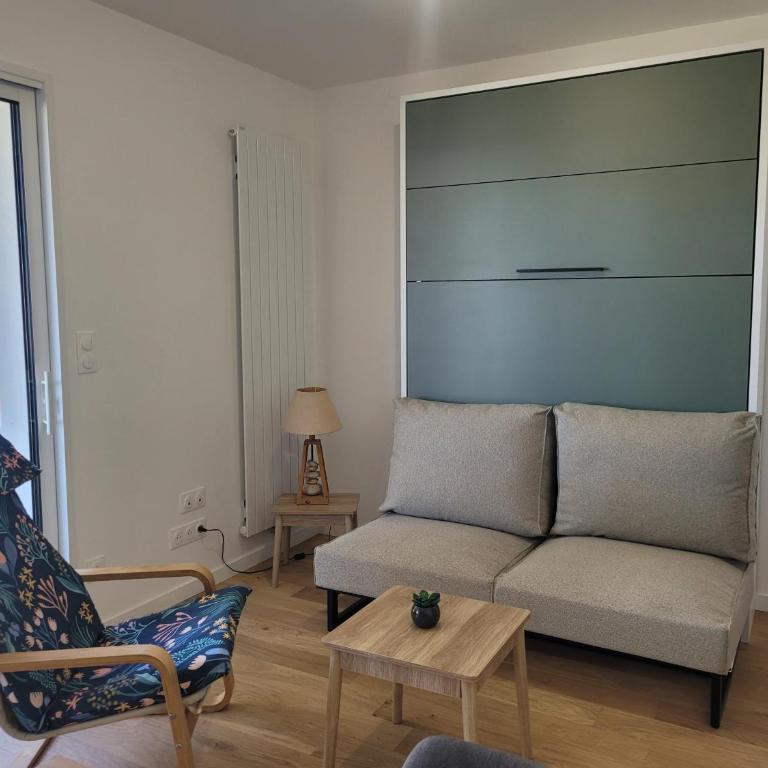 Studio Villa Agapanthe à 2 pas du remblai - One-Bedroom Apartment - 13