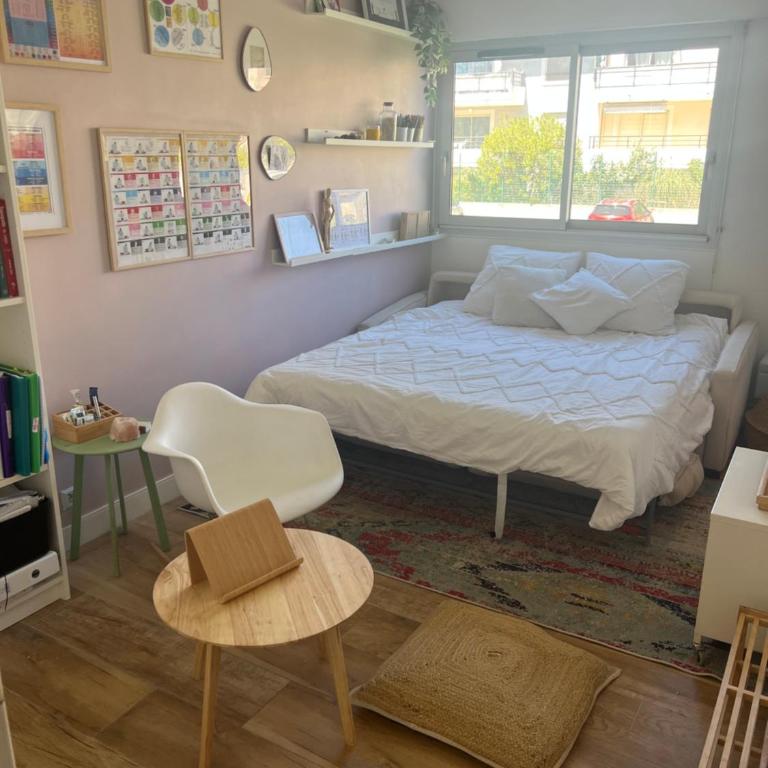 3 pièces climatisé proche mer et centre - Appartement 2 Chambres - 5