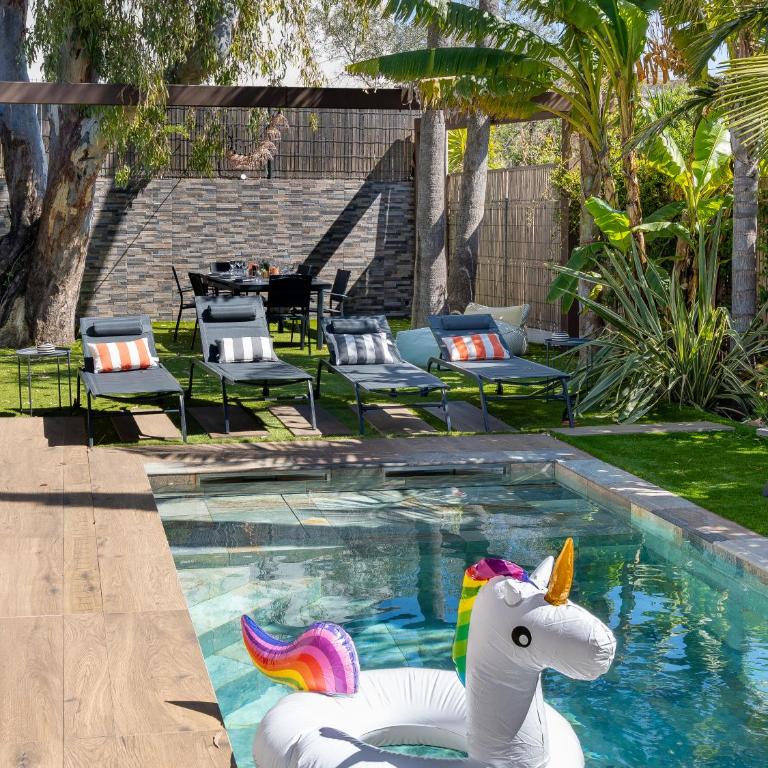 Villa piscine, plages à pied, 4 suites - Antibes - Villa con Piscina Privata - 32