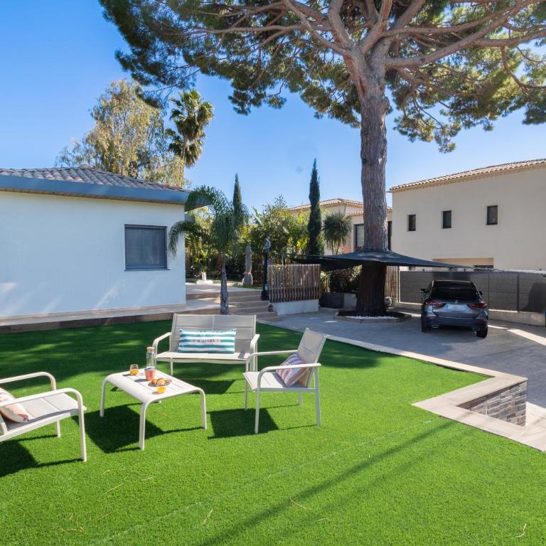 Villa piscine, plages à pied, 4 suites - Antibes - Villa con Piscina Privata - 50