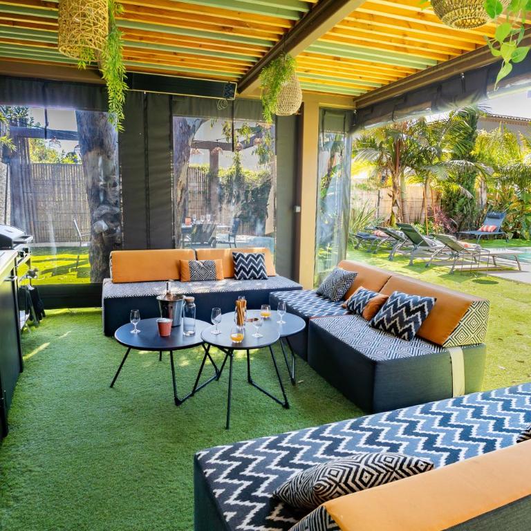 Villa piscine, plages à pied, 4 suites - Antibes - Villa con Piscina Privata - 41