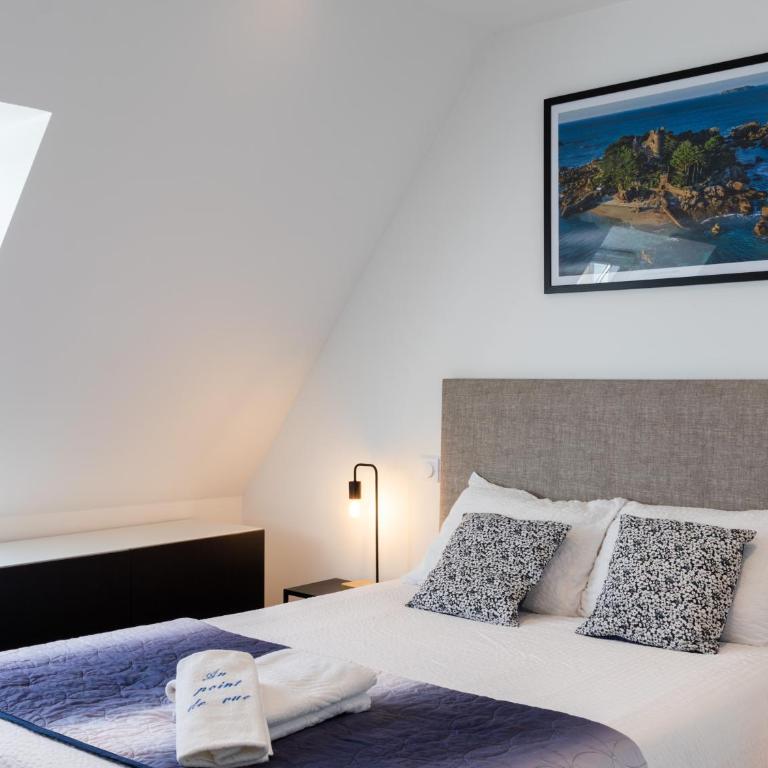 Chambres D'hotes Au Point De Vue - Chambre Double - Vue sur Mer - 2