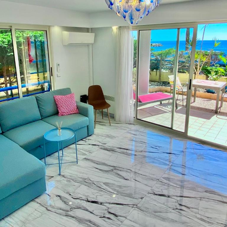 Beach and Sea View - Appartement 1 Chambre avec Vue sur la Mer et Terrasse - 2