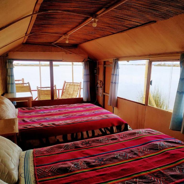 Uros Suyawi Titicaca Lodge - Habitación Doble con baño privado - 2 camas - 2