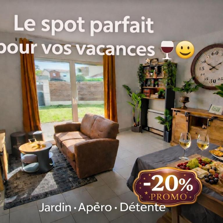 Maison 6 pers Biscarrosse lac jardin privé clos, proche plage lac, parking, wifi, tout confort, au calme, idéal famille, chien accepté, prix promo, vacances Landes nature océan à proximité - Apartment mit 3 Schlafzimmern - 1