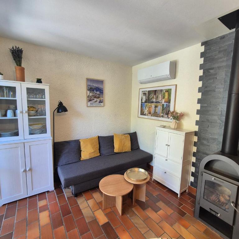 Charmant bastidon climatisé terrasse et jardin dans domaine naturiste Mont Ventoux - Maison 2 Chambres - 7