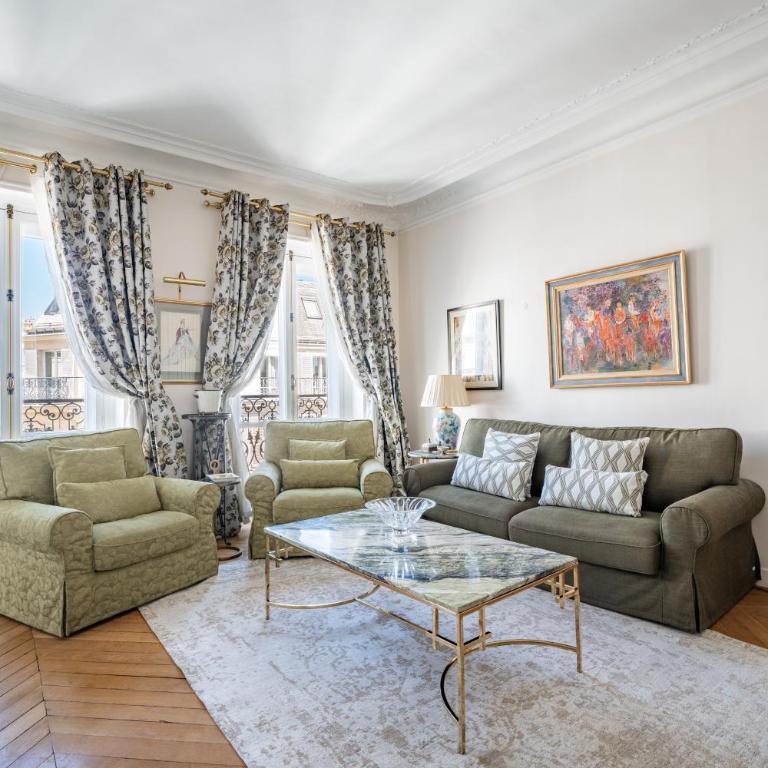 Elegant Luxury Apartment on Champs Elysees - Appartement 3 Chambres Premium avec Balcon - 19