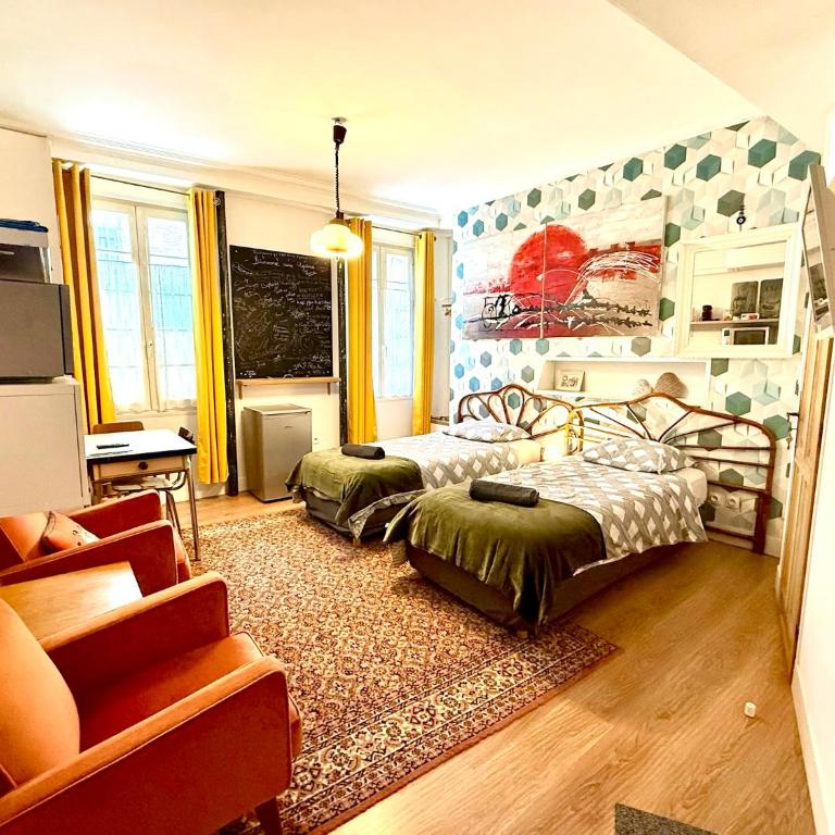 BULLE Studio Clim Wi-Fi Les Glycines - One-Bedroom Apartment - 2