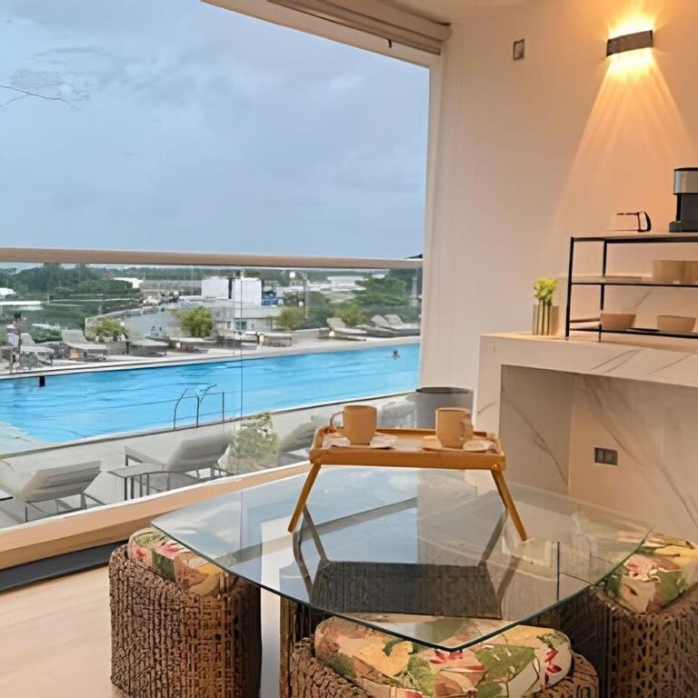 Modern loft Cartagena Beach Crespo beach - One-Bedroom Apartment - 1