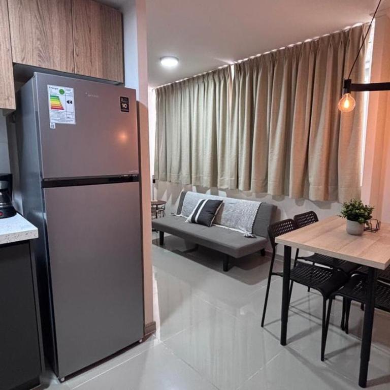 Depto hasta 3 - moderno en Metro Santa Ana - Excelente ubicación y conectividad - One-Bedroom Apartment - 1