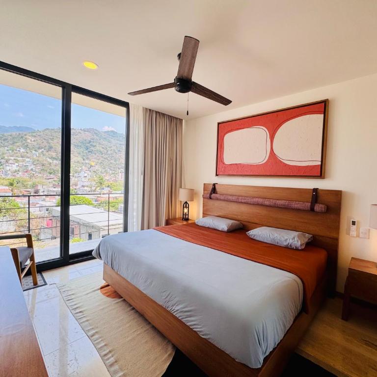 New Designer 2BR w Rooftop Pool, Gym, Stunning Views, 7 min Malecon & Beach - Two-Bedroom Superior Apartment - 3