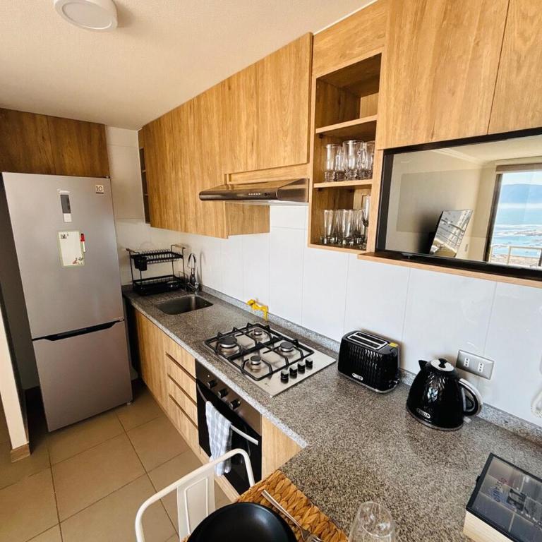 Depto moderno con vista al mar, estacionamiento y cerca aeropuerto - Two-Bedroom Apartment - 6