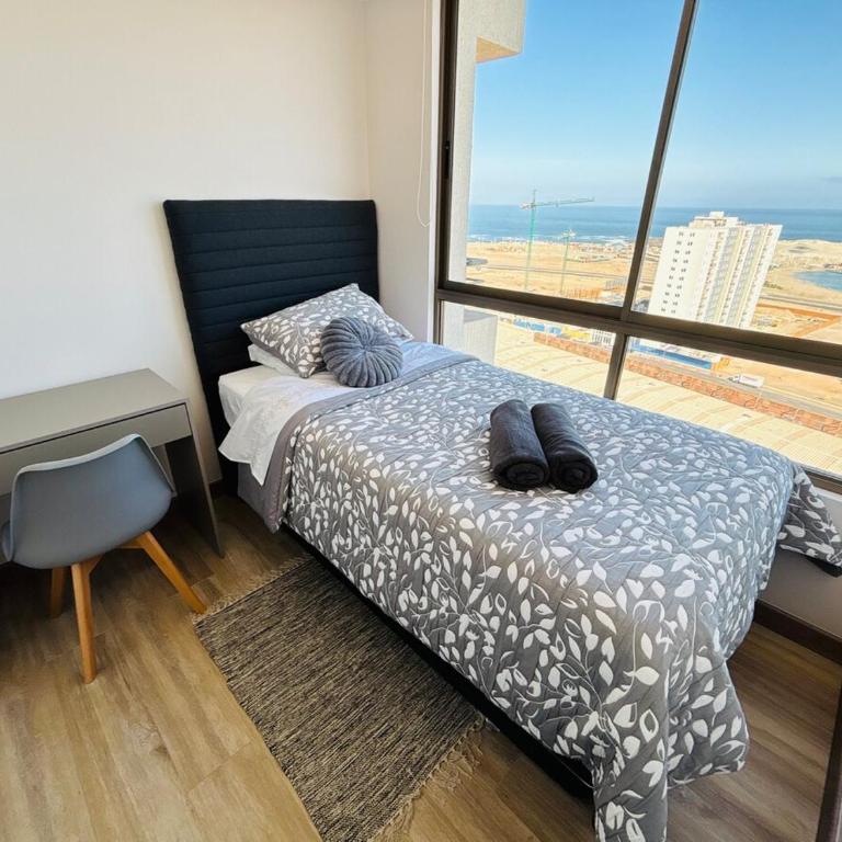 Depto moderno con vista al mar, estacionamiento y cerca aeropuerto - Two-Bedroom Apartment - 20
