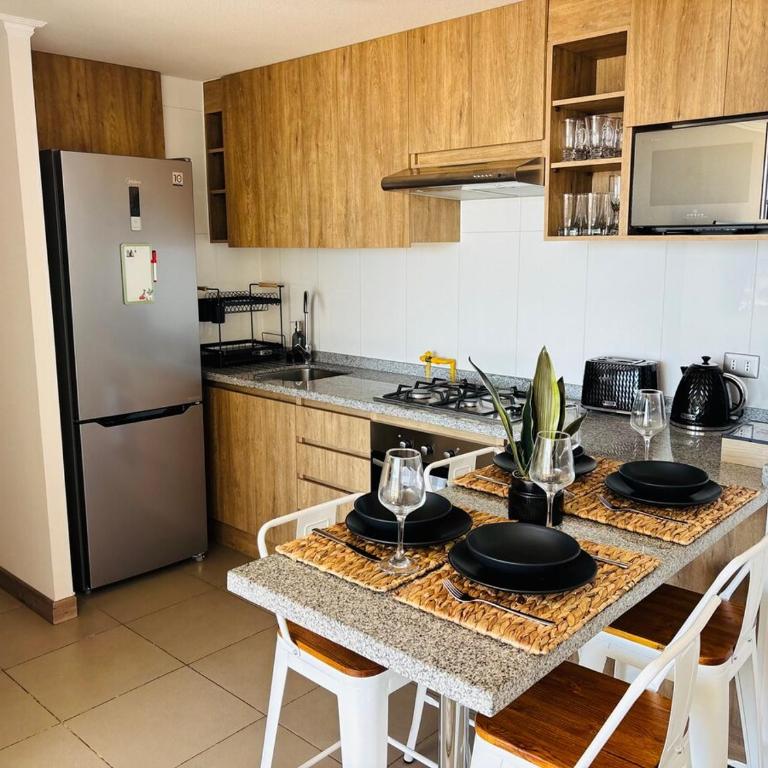 Depto moderno con vista al mar, estacionamiento y cerca aeropuerto - Two-Bedroom Apartment - 22