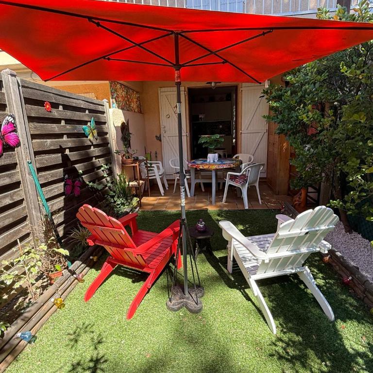 joli appartement avec jardin - One-Bedroom Apartment - 2