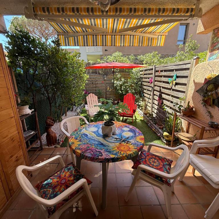 joli appartement avec jardin - One-Bedroom Apartment - 1