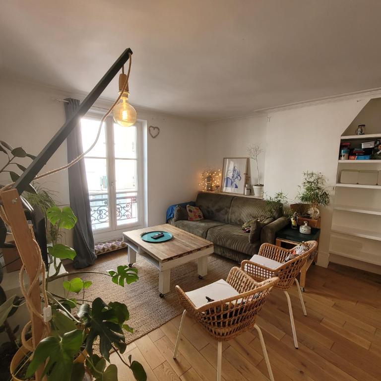 Apartement 2 Bedrooms - Village Jourdain - Buttes Chaumont - 4 pers - Appartement 2 Chambres - 2