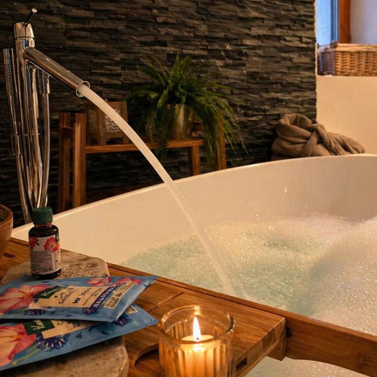 Historisches Alpen-Chalet mit Badewanne im Saastal - Apartment mit 1 Schlafzimmer - 18