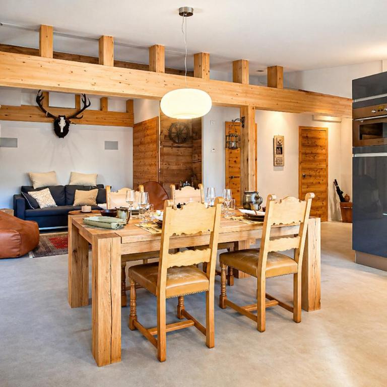 Historisches Alpen-Chalet mit Badewanne im Saastal - Apartment mit 1 Schlafzimmer - 7