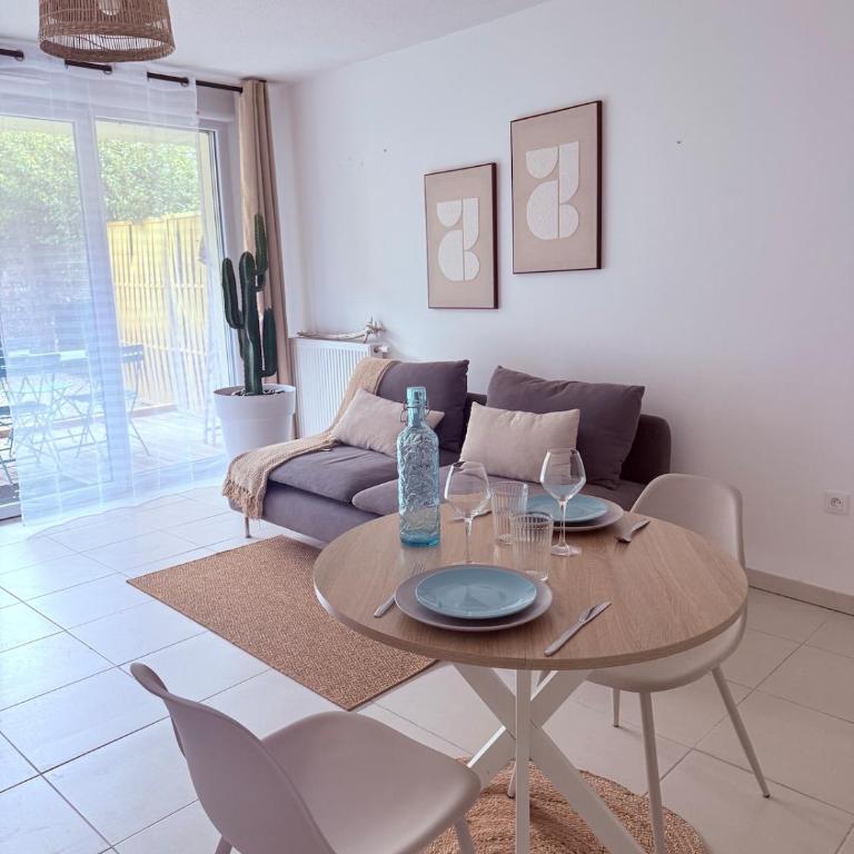 O Bistrot, , Jardin et Parking - Appartement 1 Chambre avec Terrasse - 1