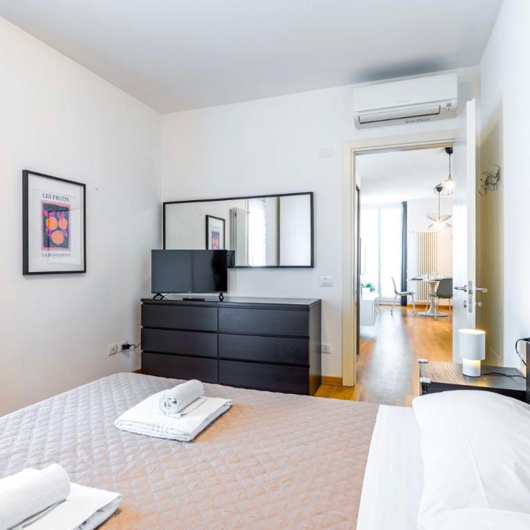BAMO Florence - Garage privato gratuito - Appartamento con 1 Camera da Letto e Terrazza - 15