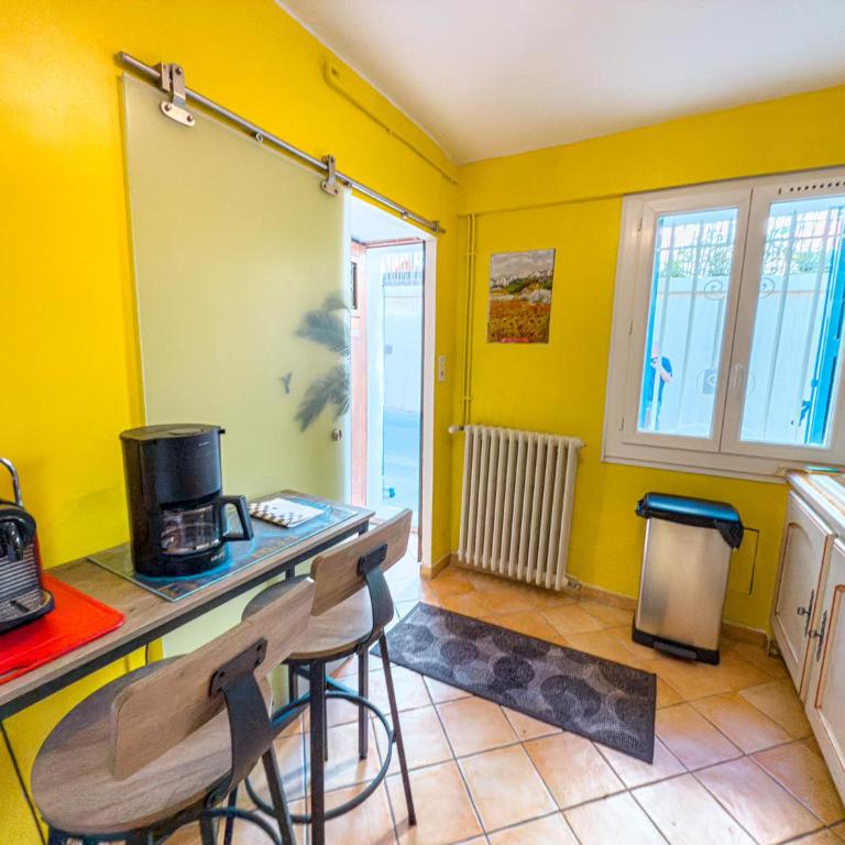 La Mouette Bleue maison de ville individuelle et climatisée - Apartment mit 2 Schlafzimmern - 14