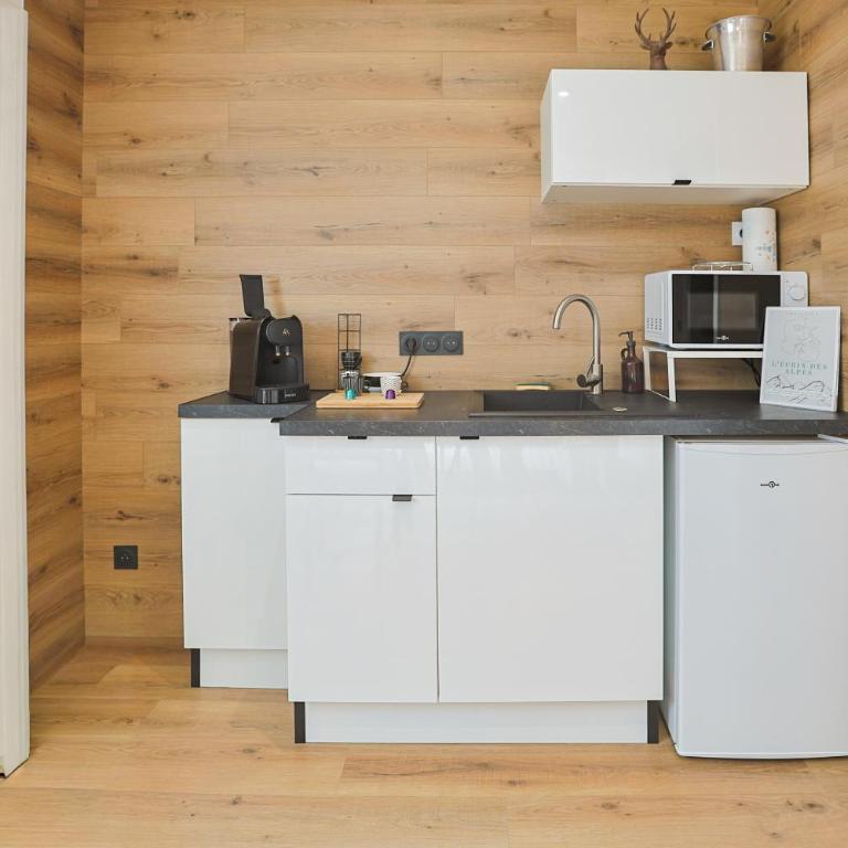 Ecrin des Alpes, Jacuzzi, Netflix, Ambiance chalet - Appartement 1 Chambre - 16