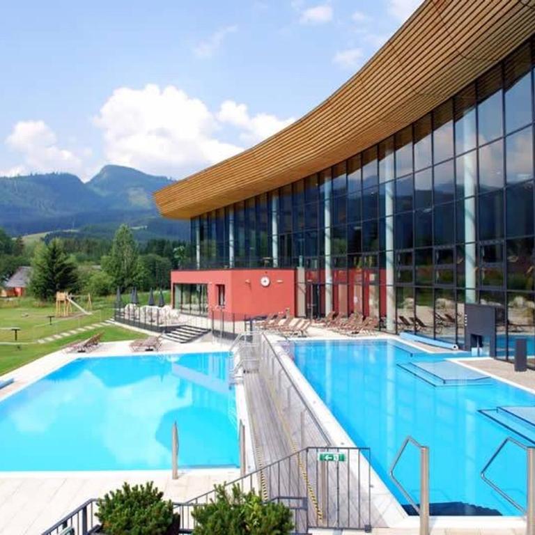 Big 72m2, for 6pers, pool in-house, biking, table tennis, mountain tours,nature - Apartment mit 1 Schlafzimmer - 25
