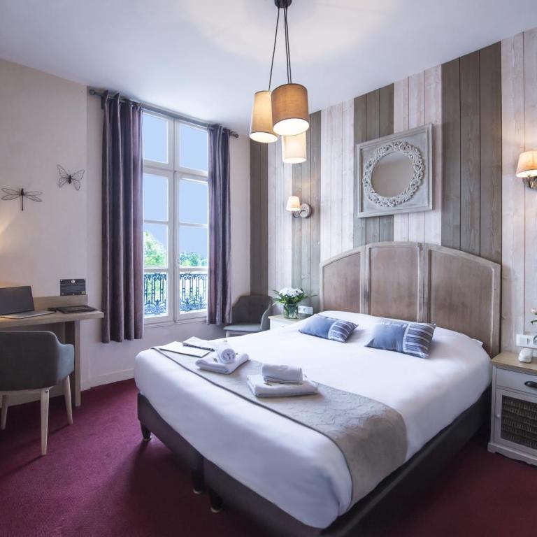 Logis Hôtel Restaurant Cristal - Chambre Double - Vue sur la Loire - 1