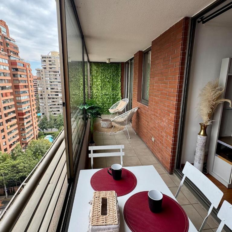 Modern Apartment with Terrace and Parking Las Condes - One-Bedroom Apartment - 12