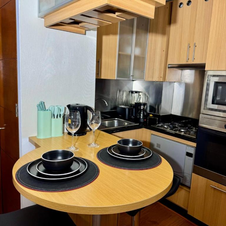 Modern Apartment with Terrace and Parking Las Condes - One-Bedroom Apartment - 13