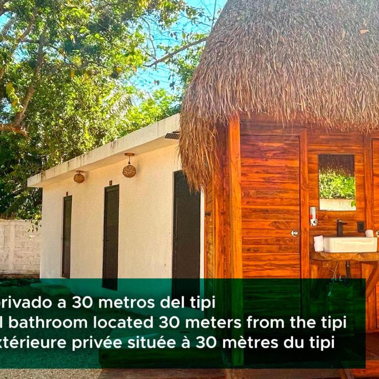 Paradise Beach Bacalar A Pie De Laguna - Bungalow - Water Front - 12