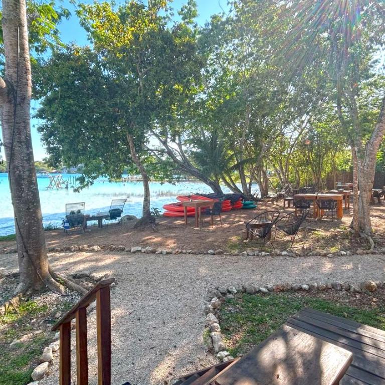 Paradise Beach Bacalar A Pie De Laguna - Bungalow - Water Front - 11