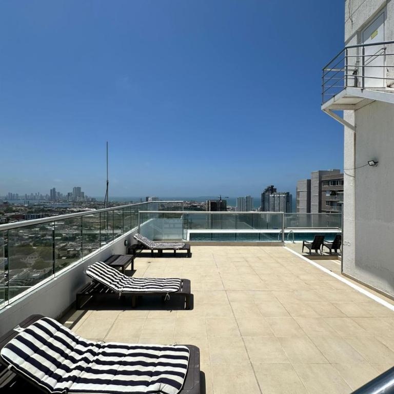 Moderno apto cerca a la ciudad amurallada a 300 metros del mar - Two-Bedroom Apartment - 1
