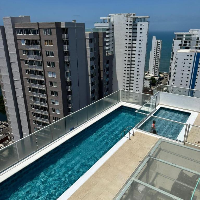 Moderno apto cerca a la ciudad amurallada a 300 metros del mar - Two-Bedroom Apartment - 20