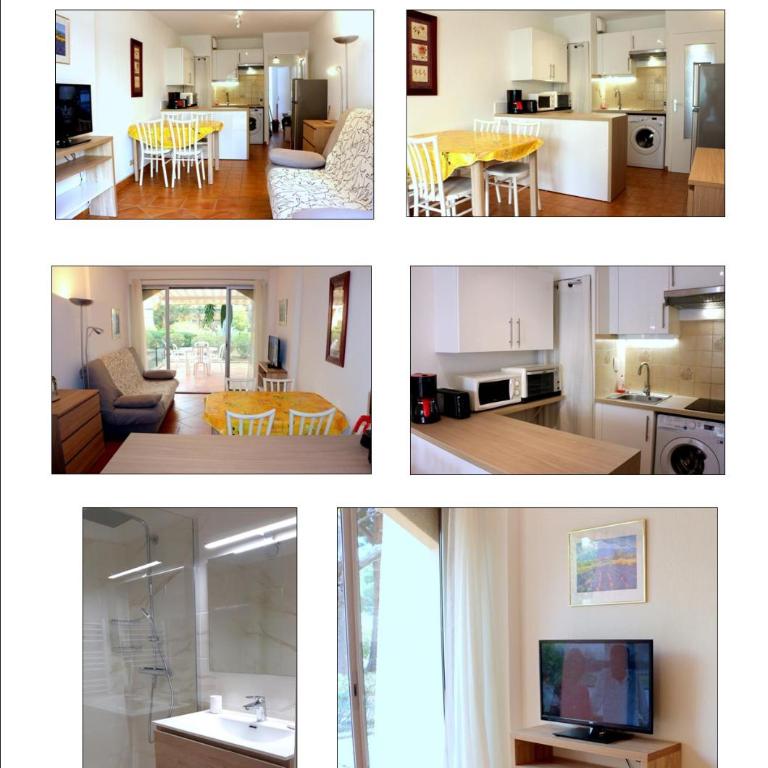 T2 Terrasse, Bormes Les Mimosas La Faviere, 5 Pers, 5 mn à pieds des plages et commerces - Appartement 1 Chambre - 2