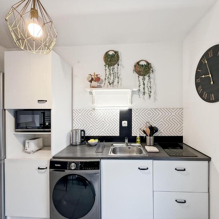 L'Onyx - Balcon & Garage Privé - Spacieux & Coeur de Rennes - One-Bedroom Apartment - 6