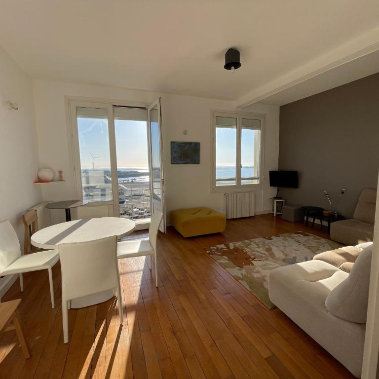 Serenity view appartement traversant vue mer - balcon & terrasse couverte - face à Nausicaa - Appartamento con 3 Camere da Letto - 22